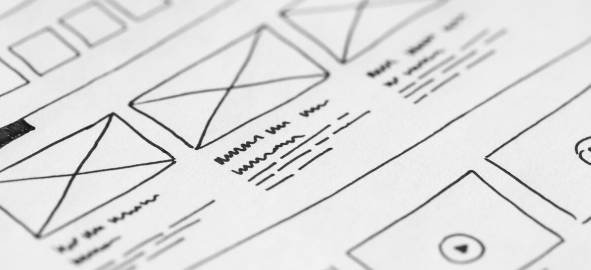 UI UX tasarım taslakları